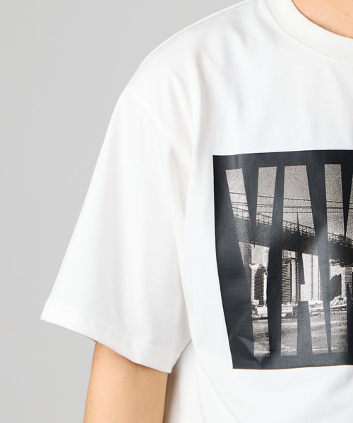 YAKPAK(ヤックパック)の「【 YAKPAK / ヤックパック 】BKNY Tシャツ(Tシャツ/カットソー・メンズ・ホワイト/ブラック・LARGE/X-LARGE/MEDIUM)」の5枚目の写真