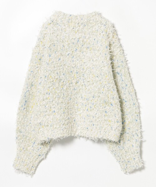 BEAMS HEART(ビームスハート)の「【3色展開】リボン × ノットヤーンニット(ニット/セーター・レディース・ホワイト系その他5/ライトグレー/ライトブルー/ネイビー・FREE)」の15枚目の写真