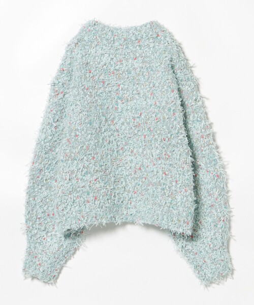 BEAMS HEART(ビームスハート)の「【3色展開】リボン × ノットヤーンニット(ニット/セーター・レディース・ホワイト系その他5/ライトグレー/ライトブルー/ネイビー・FREE)」の9枚目の写真