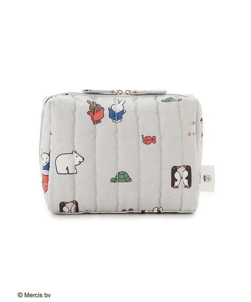 gelato pique(ジェラートピケ)の「【Dick Bruna】キルティング総柄ポーチ(おむつ用品/おむつポーチ・レディース・グレー/ピンク・F)」の10枚目の写真