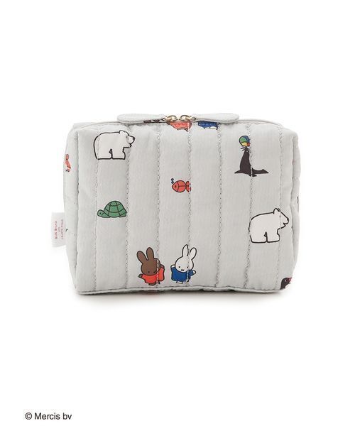 gelato pique(ジェラートピケ)の「【Dick Bruna】キルティング総柄ポーチ(おむつ用品/おむつポーチ・レディース・グレー/ピンク・F)」の11枚目の写真
