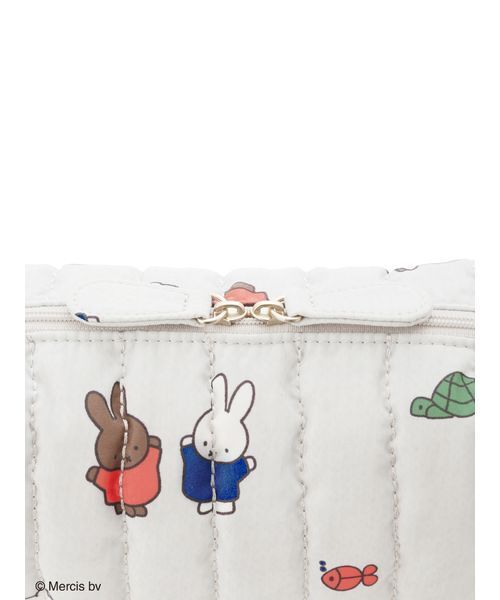 gelato pique(ジェラートピケ)の「【Dick Bruna】キルティング総柄ポーチ(おむつ用品/おむつポーチ・レディース・グレー/ピンク・F)」の13枚目の写真