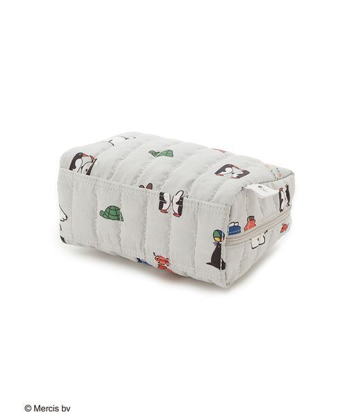 gelato pique(ジェラートピケ)の「【Dick Bruna】キルティング総柄ポーチ(おむつ用品/おむつポーチ・レディース・グレー/ピンク・F)」の16枚目の写真