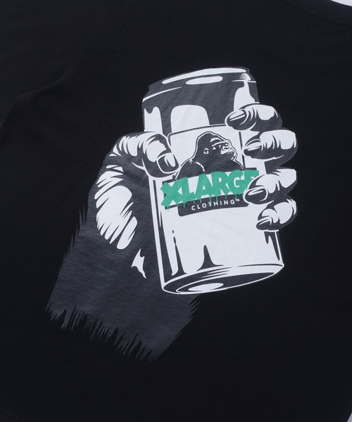 LIXTICK(リックスティック)の「XLARGE×LIXTICK GRAB OG CAN S/S TEE(Tシャツ/カットソー・メンズ・ホワイト/ブラック/グリーン・M/S/XL/L)」の11枚目の写真
