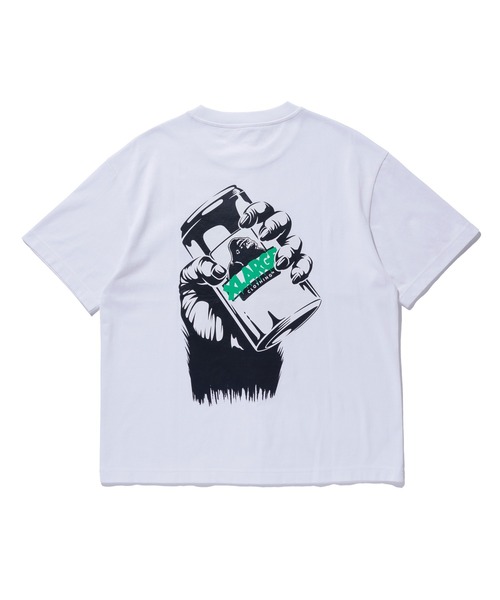 LIXTICK(リックスティック)の「XLARGE×LIXTICK GRAB OG CAN S/S TEE(Tシャツ/カットソー・メンズ・ホワイト/ブラック/グリーン・M/S/XL/L)」の5枚目の写真