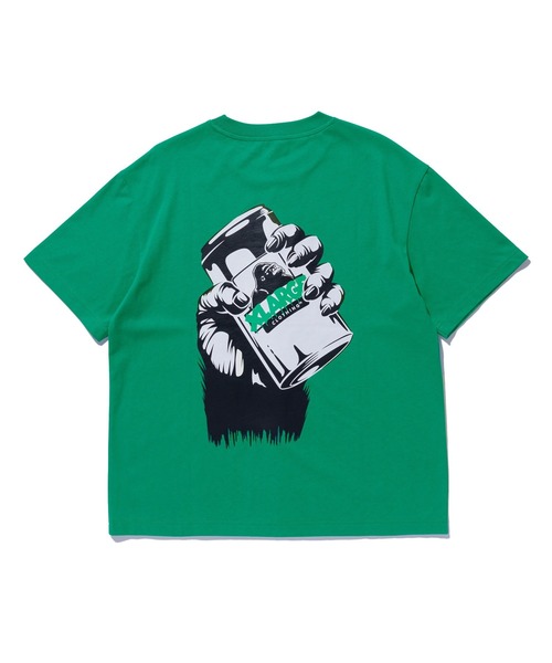 LIXTICK(リックスティック)の「XLARGE×LIXTICK GRAB OG CAN S/S TEE(Tシャツ/カットソー・メンズ・ホワイト/ブラック/グリーン・M/S/XL/L)」の7枚目の写真