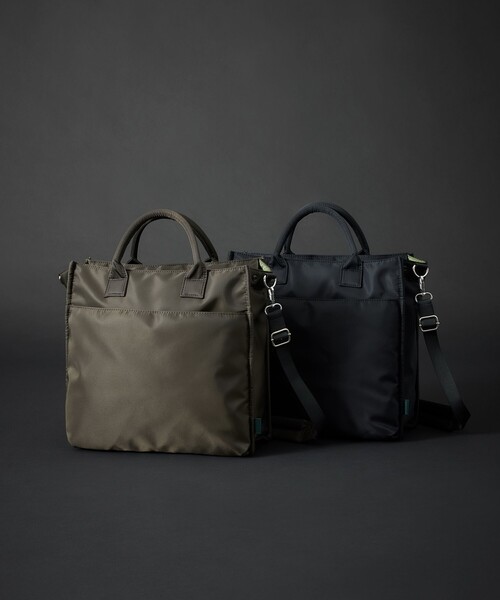 GREEN LABEL RELAXING ブラックトートバッグ EVERY 2WAY トートバッグ -撥水-（トートバッグ）｜green label