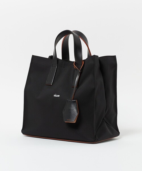 極美品　定価24,200円　hALON ヘリンボーンニットトートバッグ hALON（アーロン）の「＜hALON＞ ヘリンボーン ニット