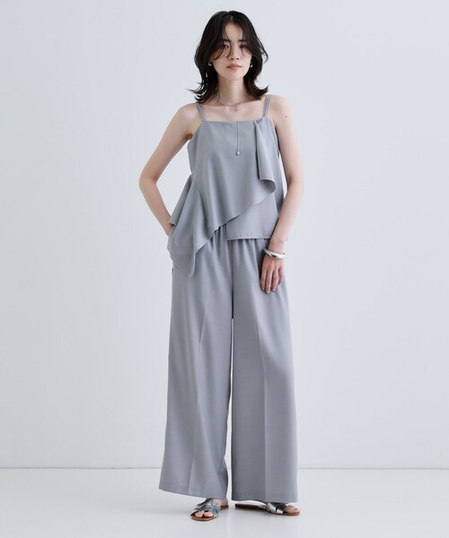 GALLEST（ギャレスト）の「【セットアップ可能】サキソニービスチェ（タンクトップ・レディース・ライトグレー/ダークグレー・38）」の3枚目の写真