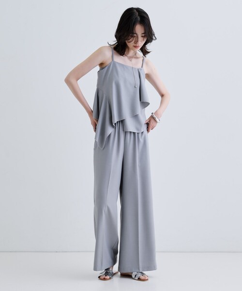 GALLEST（ギャレスト）の「【セットアップ可能】サキソニービスチェ（タンクトップ・レディース・ライトグレー/ダークグレー・38）」の4枚目の写真