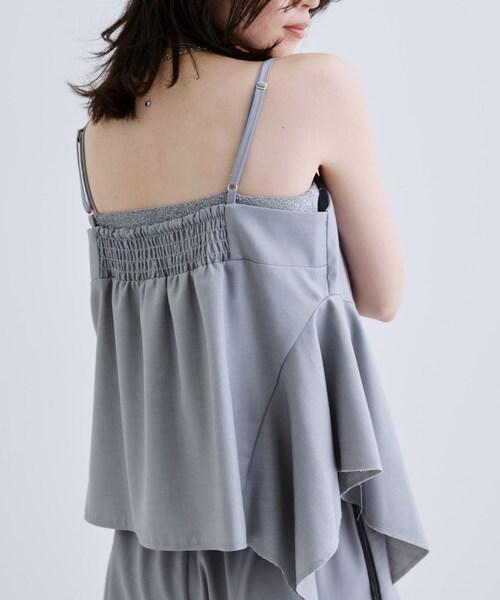 GALLEST（ギャレスト）の「【セットアップ可能】サキソニービスチェ（タンクトップ・レディース・ライトグレー/ダークグレー・38）」の10枚目の写真