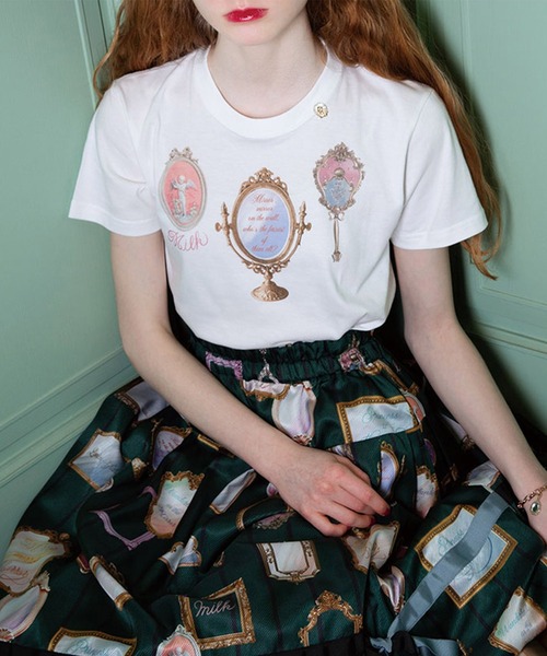 MILK(ミルク)の「Mirror room Tシャツ(Tシャツ/カットソー・レディース・A/B・FREE)」の1枚目の写真