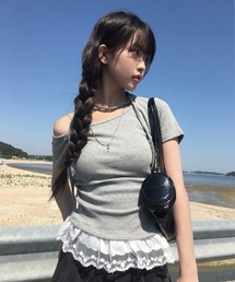 ワンショルダー」に該当するTシャツ/カットソーファッション通販