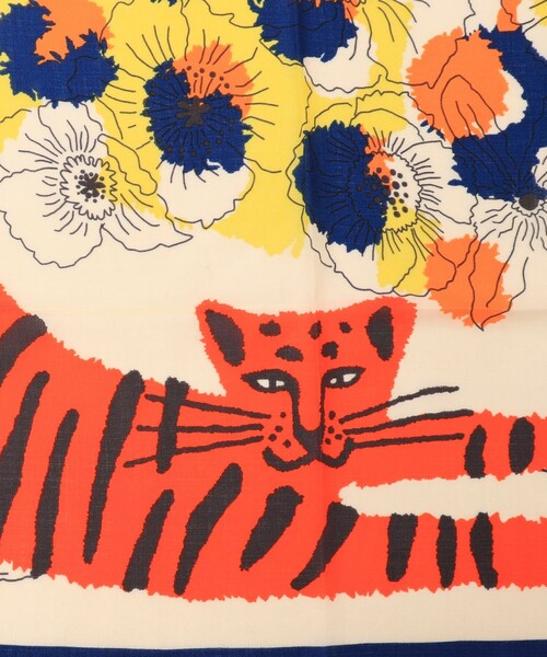 NOLLEY’S（ノーリーズ）の「W/Sプリントストール（ストール/ショール・レディース・グリーン系その他3/ネイビー系3・FREE）」の9枚目の写真