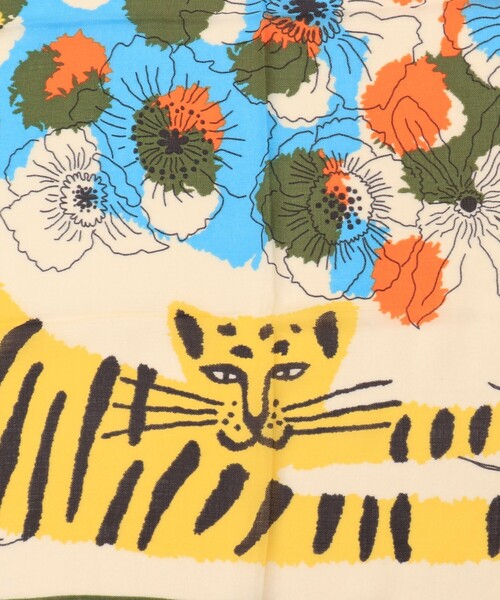 NOLLEY’S（ノーリーズ）の「W/Sプリントストール（ストール/ショール・レディース・グリーン系その他3/ネイビー系3・FREE）」の4枚目の写真