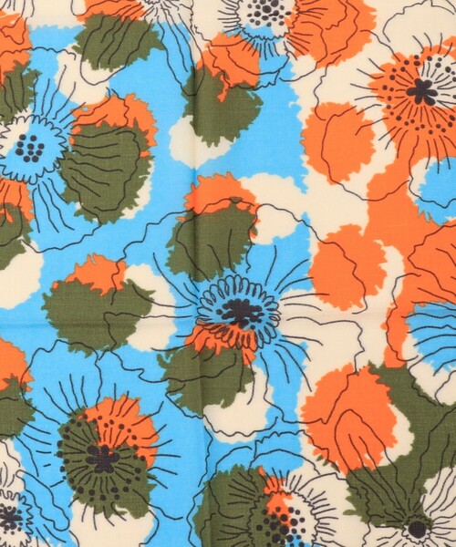 NOLLEY’S（ノーリーズ）の「W/Sプリントストール（ストール/ショール・レディース・グリーン系その他3/ネイビー系3・FREE）」の3枚目の写真