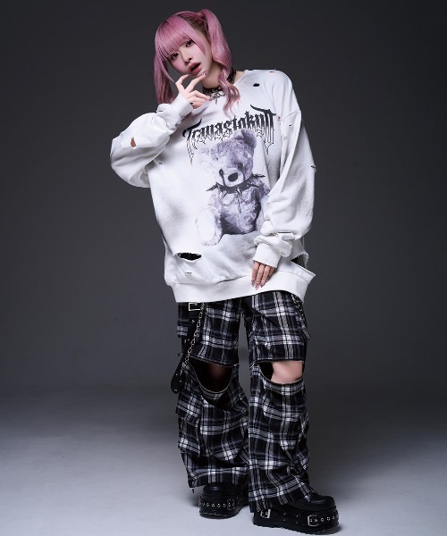 TRAVAS TOKYO/トラバス トーキョー』サスペンダー付き2WAYカーゴパンツ