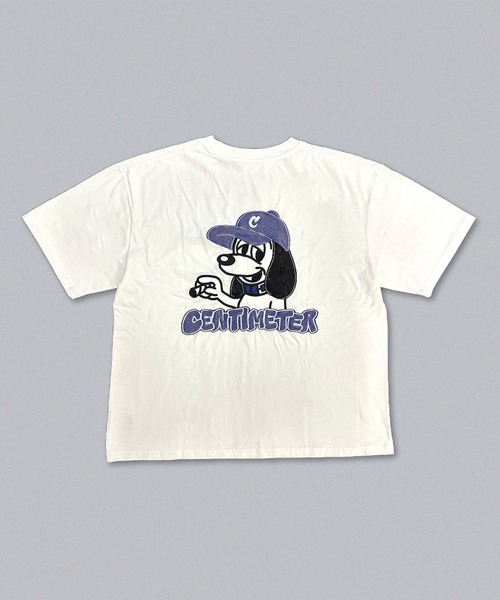 centimeter(センチメーター)の「CMT ruler tee(Tシャツ/カットソー・メンズ・ホワイト/レッド/カモフラージュ/スミクロ・MEDIUM/X-LARGE/LARGE)」の1枚目の写真