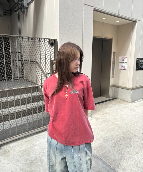 centimeter(センチメーター)の「CMT ruler tee(Tシャツ/カットソー・メンズ・ホワイト/レッド/カモフラージュ/スミクロ・MEDIUM/X-LARGE/LARGE)」の17枚目の写真
