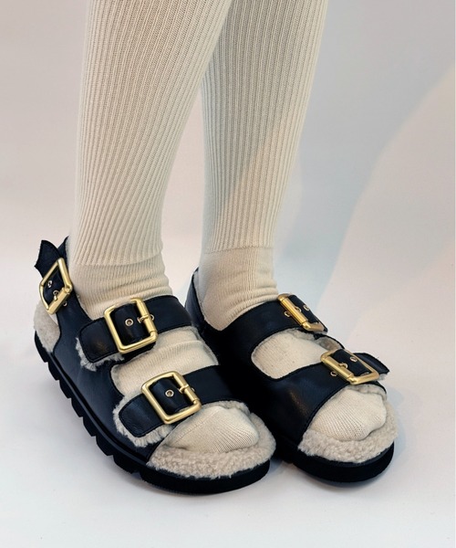 【新品】Mollini モリーニ　ARTI-MO フラットメタリックサンダル Mollini モリーニ ARTI-MO フラットメタリックサンダル