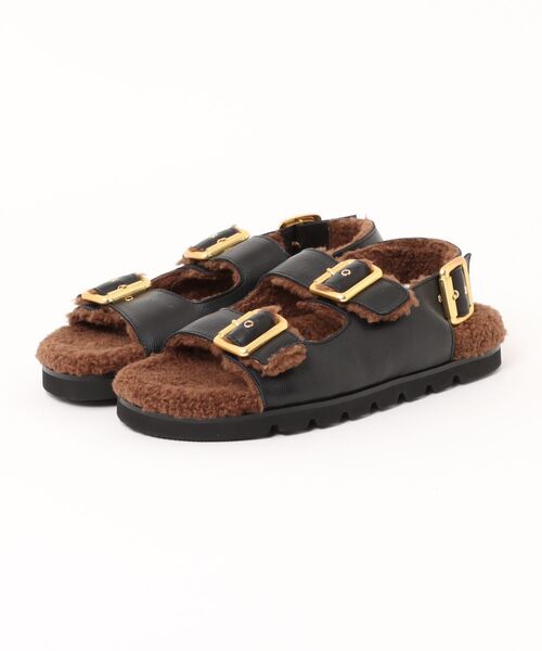 Mollini(モリーニ)の「ELIDIE-MO(サンダル・レディース・ブラック/ブラック×ホワイト/ブラック系・36/38/37/39)」の8枚目の写真