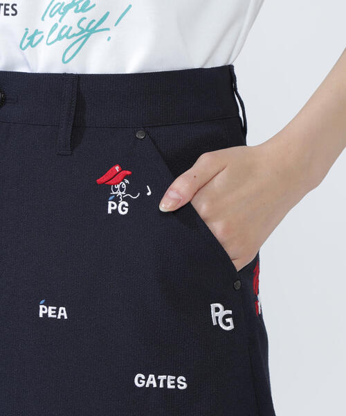 PEARLY GATES(パーリーゲイツ)の「【PEARLY GATES】Peサッカーストライプスカート(スカート・レディース・ブルー系その他/ネイビー・SMALL/MEDIUM/LARGE)」の5枚目の写真