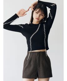 MURUA | ステッチリブニット(ニット/セーター)