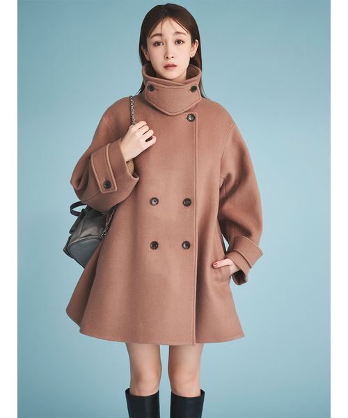 匿名発送　美品　セルフォード　バリエーションＡラインミドルコート　サイズ36 CELFORD（セルフォード）の「バリエーションAラインミドルコート