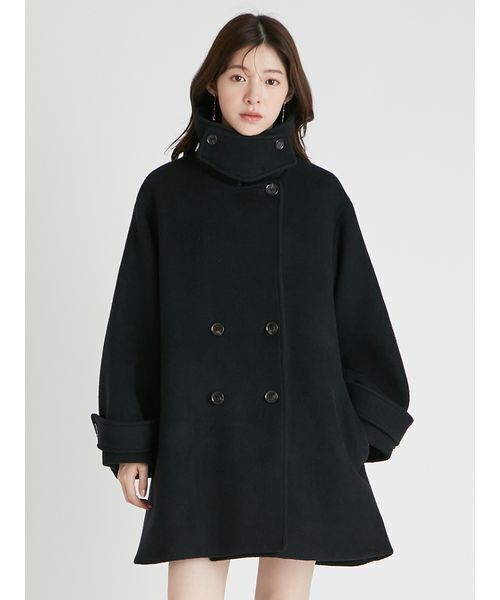 Aラインウールミドルコート（ピーコート）｜CELFORD（セルフォード）の