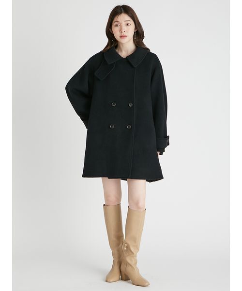 セール】Aラインウールミドルコート（ピーコート）｜CELFORD（セル