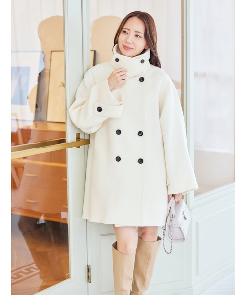 セール】Aラインウールミドルコート（ピーコート）｜CELFORD（セル