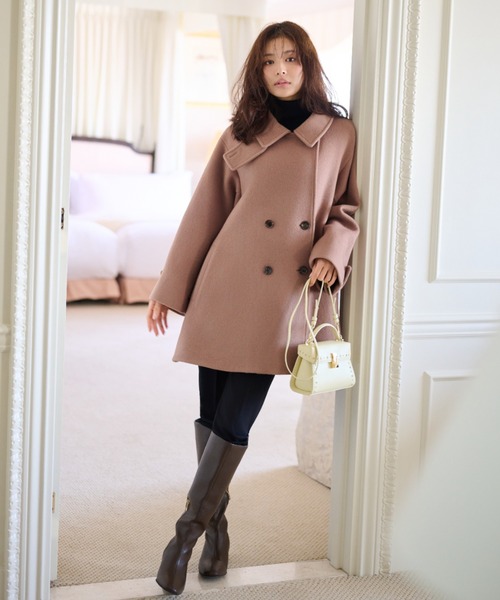 Aラインウールミドルコート（ピーコート）｜CELFORD（セルフォード）の