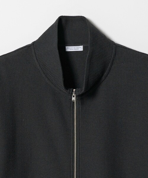 BEAUTY&YOUTH UNITED ARROWS(ビューティーアンドユースユナイテッドアローズ)の「【WEB限定 WARDROBE SMART】エアリー カノコ ジップ ブルゾン 抗菌防臭(その他トップス・メンズ・ブラック/ダークグレー・XL/L/M/S)」の13枚目の写真