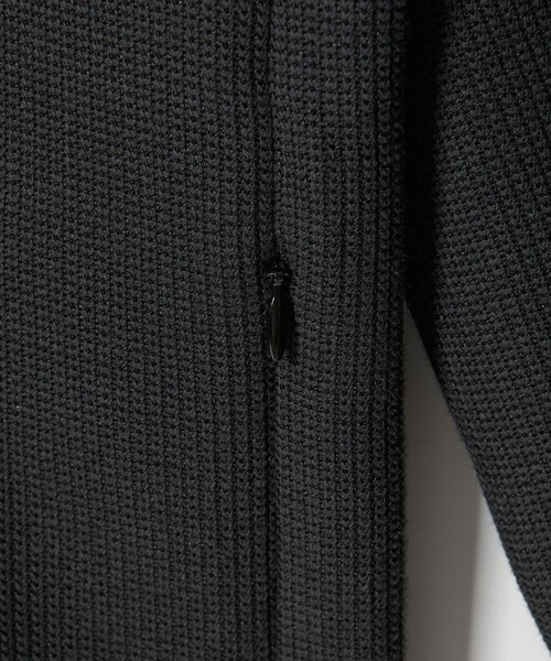 BEAUTY&YOUTH UNITED ARROWS(ビューティーアンドユースユナイテッドアローズ)の「【WEB限定 WARDROBE SMART】エアリー カノコ ジップ ブルゾン 抗菌防臭(その他トップス・メンズ・ブラック/ダークグレー・XL/L/M/S)」の5枚目の写真