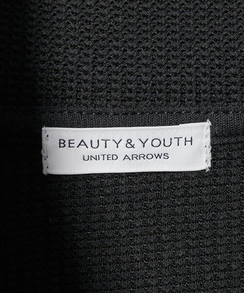 BEAUTY&YOUTH UNITED ARROWS(ビューティーアンドユースユナイテッドアローズ)の「【WEB限定 WARDROBE SMART】エアリー カノコ ジップ ブルゾン 抗菌防臭(その他トップス・メンズ・ブラック/ダークグレー・XL/L/M/S)」の11枚目の写真