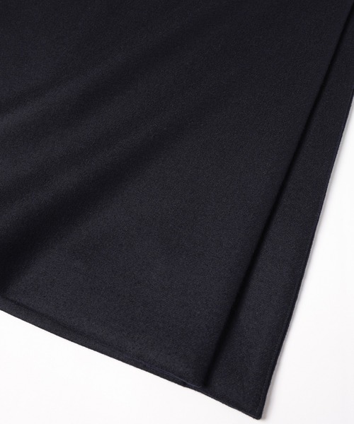 CULLNI（クルニ）の「Wool Melton Tie Locken Long Vest（ステンカラーコート・メンズ・ブラック/ネイビー・1/0/2）」の10枚目の写真