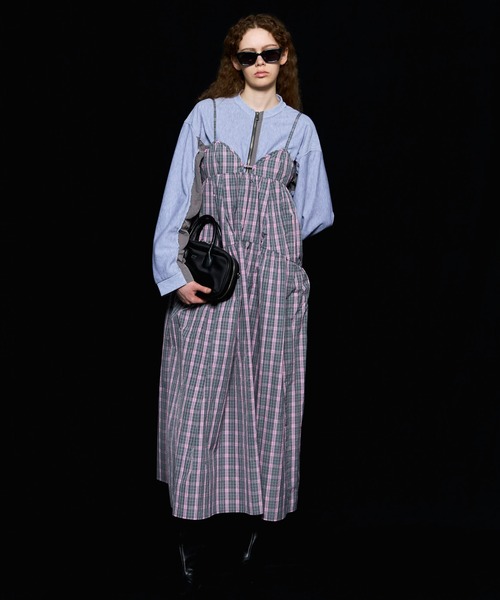 MAISON SPECIAL（メゾンスペシャル）の「Plaid Taffeta Voluminous
