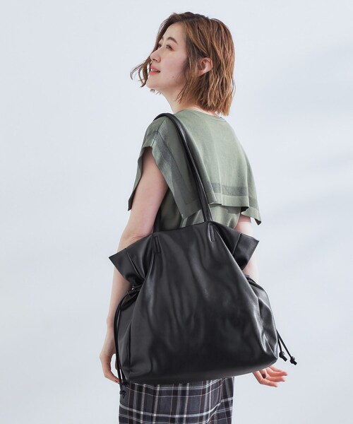 grove(グローブ)の「【A4】サイドドロストトート(トートバッグ・レディース・ブラック/アイボリー系4/ブラック系3/ブルー系その他・00)」の5枚目の写真