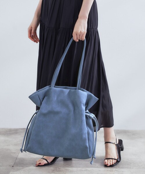 grove(グローブ)の「【A4】サイドドロストトート(トートバッグ・レディース・ブラック/アイボリー系4/ブラック系3/ブルー系その他・00)」の7枚目の写真