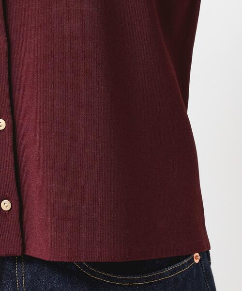 Dessin（デッサン）の「【UVカット/洗える】2WAY五分袖カーディガン（ニット/セーター・レディース・オフホワイト/ボルドー/ネイビー・03/02/01）」の10枚目の写真