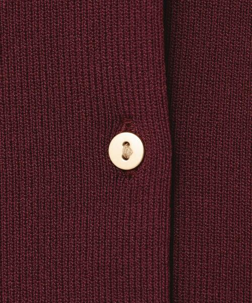 Dessin（デッサン）の「【UVカット/洗える】2WAY五分袖カーディガン（ニット/セーター・レディース・オフホワイト/ボルドー/ネイビー・03/02/01）」の11枚目の写真