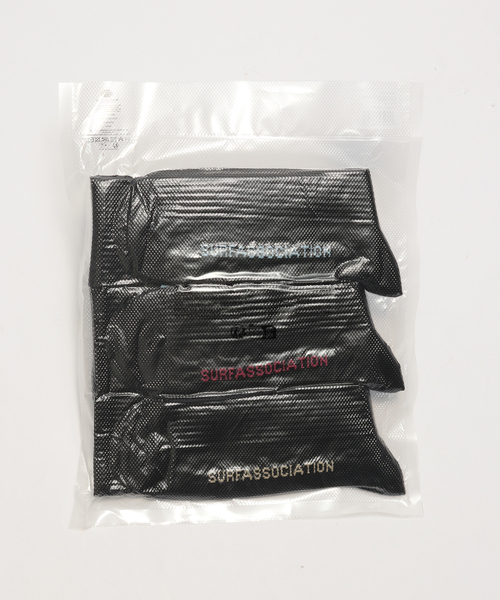 JOURNAL STANDARD relume（ジャーナルスタンダード　レリューム）の「NEW AMSTERDAM SURF ASSOCIATION LOGO SOCKS 3PACK 2501161001/62001（ソックス/靴下・メンズ・ブラック/ホワイト・FREE）」の3枚目の写真