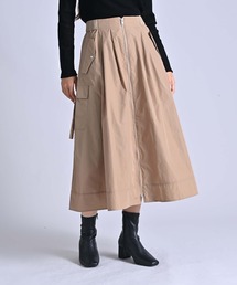 Anside（アンサイド）の「フロントジップカーゴスカート（スカート）」