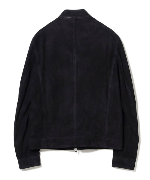 別注】EMMETI / JURI BEAMS3 スエード シングル ライダースジャケット
