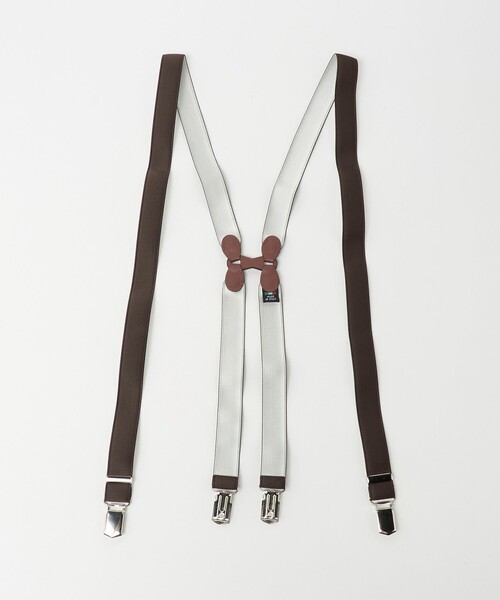 サスペンダー　UNITED ARROWS メンズ ソリッド サスペンダー