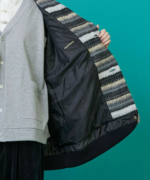 FRAPBOIS（フラボア）の「ミックコート（その他アウター・レディース・レッド/ブラック・1/2）」の8枚目の写真