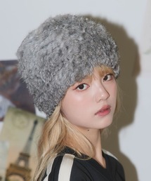 MSGirl（エムエスジーガール）の「ロシアン風ニット帽（ニットキャップ/ビーニー）」