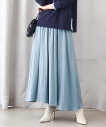 MK MICHEL KLEIN | 起毛サテンガウチョパンツ/洗える(その他パンツ)