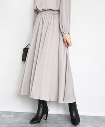 MK MICHEL KLEIN（エムケーミッシェルクラン）の「起毛サテンガウチョパンツ/洗える（その他パンツ）」