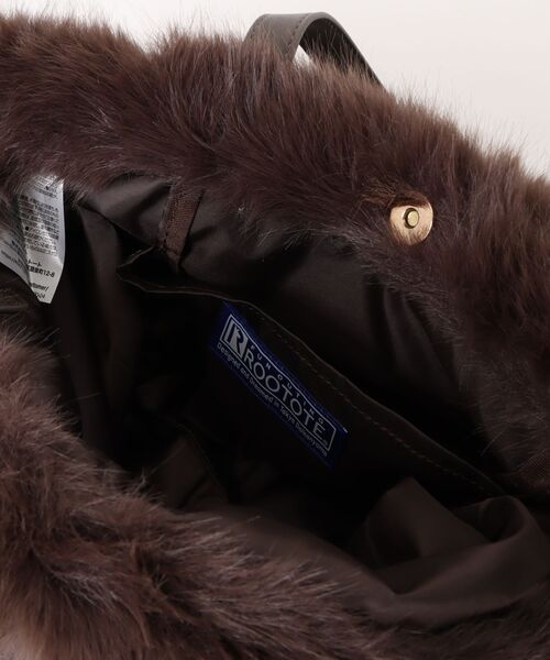 ROOTOTE(ルートート)の「【ROOTOTE】EU.TALL.2way.クリプテッド-E 3617(トートバッグ・レディース・ブラウン/アイボリー/グレー・FREE)」の6枚目の写真